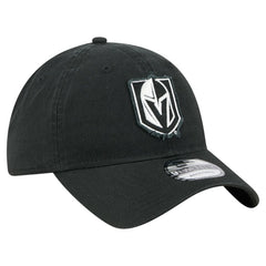 Vegas Golden Knights New Era Stamp Fabric Applique 9TWENTY Adjustable Hat - Black - NHL