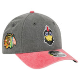 Chicago Blackhawks New Era Mascot 2-Tone 9FORTY Adjustable Hat - Black/Red - NHL