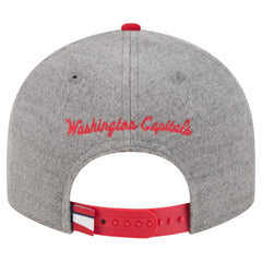 Washington Capitals New Era Wool Pin Low Profile 9FIFTY Snapback Hat - Gray/Red - NHL