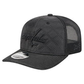 Washington Capitals New Era Quilted Nylon 9SEVENTY Adjustable Trucker Hat - Black - NHL