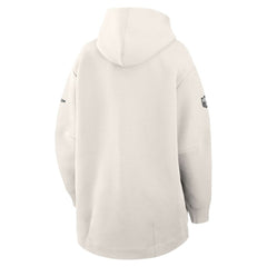 Philadelphia Eagles Women's Super Bowl LIX Opening Night Tech Fleece Full-Zip Hoodie Cream | Nike for Sale