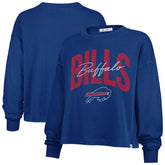 Buffalo Bills '47 Women's Plus Size Muse Sydney Long Sleeve T-Shirt Royal | 47 brand