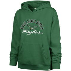 Philadelphia Eagles '47 Women's Plus Size Whirlwind Naomi Hoodie Kelly Green | 47 brand