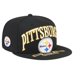 Pittsburgh Steelers New Era Oversized 59FIFTY Fitted Hat Black | NFL