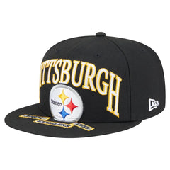 Pittsburgh Steelers New Era Oversized 59FIFTY Fitted Hat Black | NFL