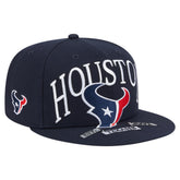 Houston Texans New Era Oversized 59FIFTY Fitted Hat Navy | NFL