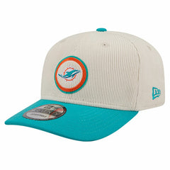 Miami Dolphins New Era Loyal Corduroy 9SEVENTY Adjustable Hat Stone | NFL