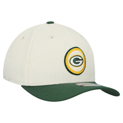 Green Bay Packers New Era Loyal Corduroy 9SEVENTY Adjustable Hat Stone | NFL