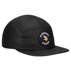 Minnesota Vikings New Era Quilted Camper Adjustable Hat Black | NFL