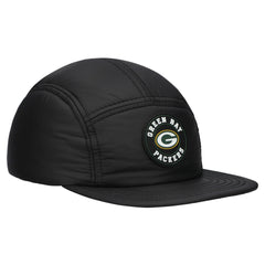Green Bay Packers New Era Quilted Camper Adjustable Hat Black | NFL