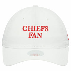 Kansas City Chiefs New Era Women's Team Fan 9TWENTY Adjustable Hat White | NFL