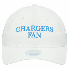Los Angeles Chargers New Era Women's Team Fan 9TWENTY Adjustable Hat White | NFL