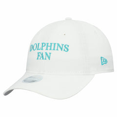 Miami Dolphins New Era Women's Team Fan 9TWENTY Adjustable Hat White | NFL