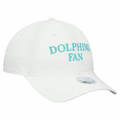 Miami Dolphins New Era Women's Team Fan 9TWENTY Adjustable Hat White | NFL