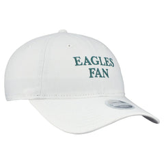 Philadelphia Eagles New Era Women's Team Fan 9TWENTY Adjustable Hat White | NFL