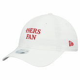 San Francisco 49ers New Era Women's Team Fan 9TWENTY Adjustable Hat White | NFL