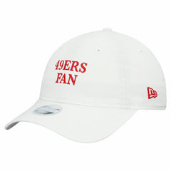 San Francisco 49ers New Era Women's Team Fan 9TWENTY Adjustable Hat White | NFL