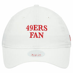 San Francisco 49ers New Era Women's Team Fan 9TWENTY Adjustable Hat White | NFL