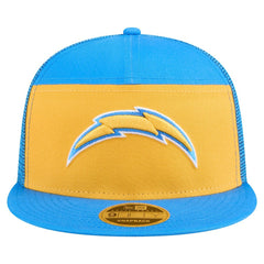 Los Angeles Chargers New Era Outdoor Split Panel 9FIFTY Snapback Hat Gold/Powder Blue | NFL