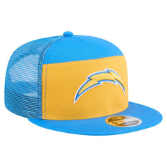 Los Angeles Chargers New Era Outdoor Split Panel 9FIFTY Snapback Hat Gold/Powder Blue | NFL