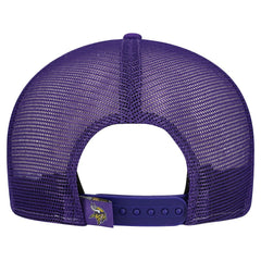 Minnesota Vikings New Era Outdoor Split Panel 9FIFTY Snapback Hat Gold/Purple | NFL