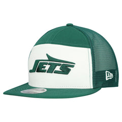 New York Jets New Era Outdoor Split Panel 9FIFTY Snapback Hat White/Green | NFL