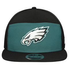 Philadelphia Eagles New Era Outdoor Split Panel 9FIFTY Snapback Hat Midnight Green/Black | NFL
