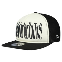 Atlanta Falcons New Era Cutout A-Frame 9FIFTY Snapback Hat Cream/Black | NFL