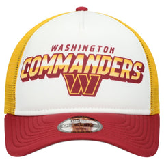 Washington Commanders New Era Youth Streak 9FORTY A-Frame Adjustable Hat White/Burgundy | NFL