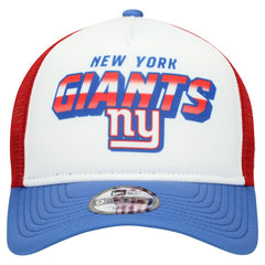 New York Giants New Era Youth Streak 9FORTY A-Frame Adjustable Hat White/Royal | NFL