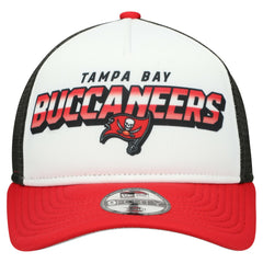 Tampa Bay Buccaneers New Era Youth Streak 9FORTY A-Frame Adjustable Hat White/Red | NFL