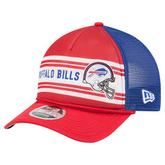 Buffalo Bills New Era Linear A-Frame 9FORTY Adjustable Hat Red | NFL