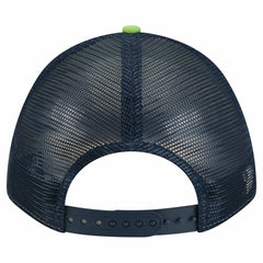 Seattle Seahawks New Era Linear A-Frame 9FORTY Adjustable Hat Neon Green | NFL
