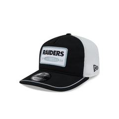 Las Vegas Raiders New Era Patch 19TWENTY Adjustable Hat Black/White | NFL