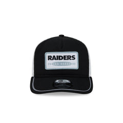 Las Vegas Raiders New Era Patch 19TWENTY Adjustable Hat Black/White | NFL
