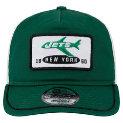 New York Jets New Era Patch 19TWENTY Adjustable Hat Green/White | NFL