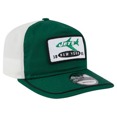 New York Jets New Era Patch 19TWENTY Adjustable Hat Green/White | NFL