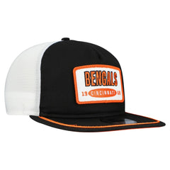 Cincinnati Bengals New Era Patch 19TWENTY Adjustable Hat Black/White | NFL