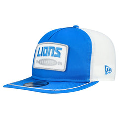 Detroit Lions New Era Patch 19TWENTY Adjustable Hat Blue/White | NFL