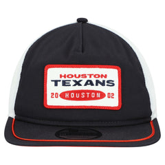 Houston Texans New Era Patch 19TWENTY Adjustable Hat Navy/White | NFL