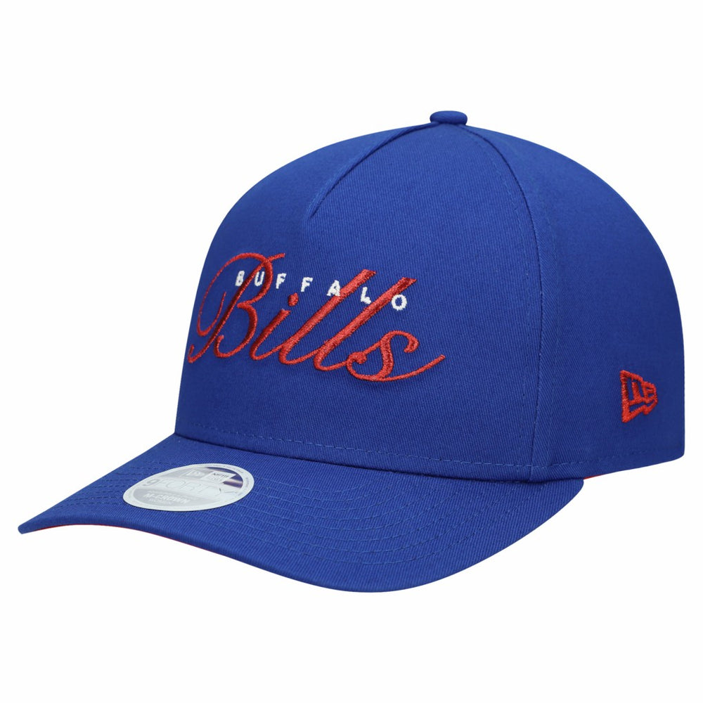 Buffalo Bills New Era Women's Metallic 9FORTY M-Crown A-Frame Adjustable Hat Royal | NFL