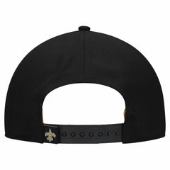New Orleans Saints New Era Women's Metallic 9FORTY M-Crown A-Frame Adjustable Hat Black | NFL