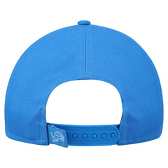 Detroit Lions New Era Women's Metallic 9FORTY M-Crown A-Frame Adjustable Hat Blue | NFL