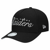 Las Vegas Raiders New Era Women's Metallic 9FORTY M-Crown A-Frame Adjustable Hat Black | NFL