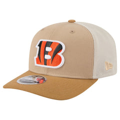 Cincinnati Bengals New Era Two-Tone Trucker 9SEVENTY Adjustable Hat Light Beige | NFL