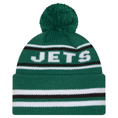 New York Jets New Era Classic Cuffed Knit Hat with Pom Green | NFL