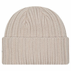 Las Vegas Raiders New Era Logo Applique Cuffed Knit Hat Light Beige | NFL