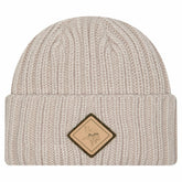 Minnesota Vikings New Era Logo Applique Cuffed Knit Hat Light Beige | NFL