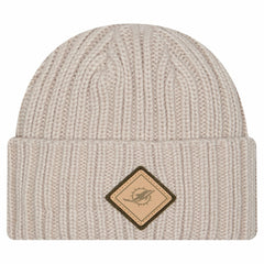 Miami Dolphins New Era Logo Applique Cuffed Knit Hat Light Beige | NFL