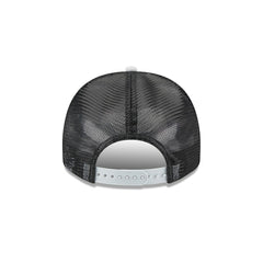 Las Vegas Raiders New Era Banner A-Frame 9FIFTY Trucker Snapback Hat Cream/Black | NFL